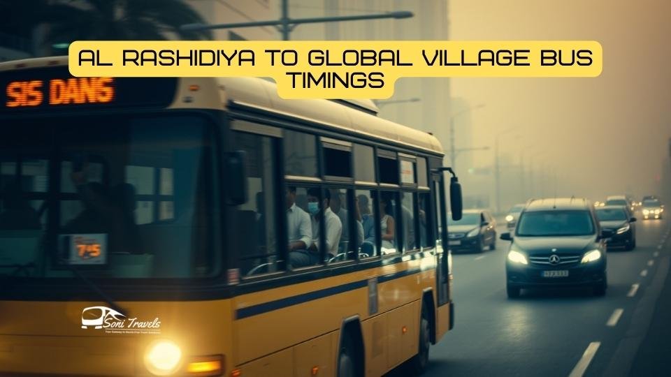 Al Rashidiya to Global Village Bus Timings