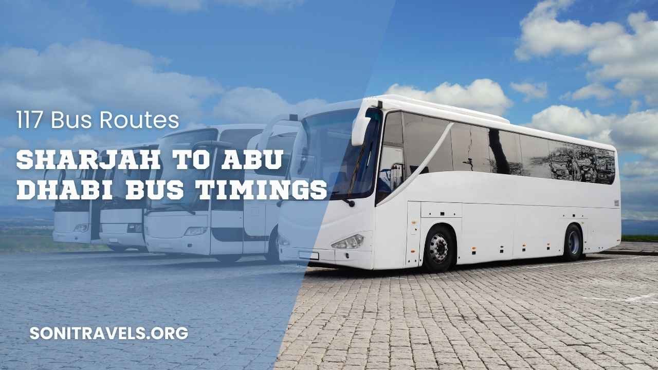 Sharjah to Abu Dhabi Bus Timings